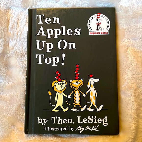 📕 VINTAGE 1ST EDITION 1961 DR. SEUSS “TEN APPLES UP ON TOP!” HARD COVER BOOK - Picture 1 of 6